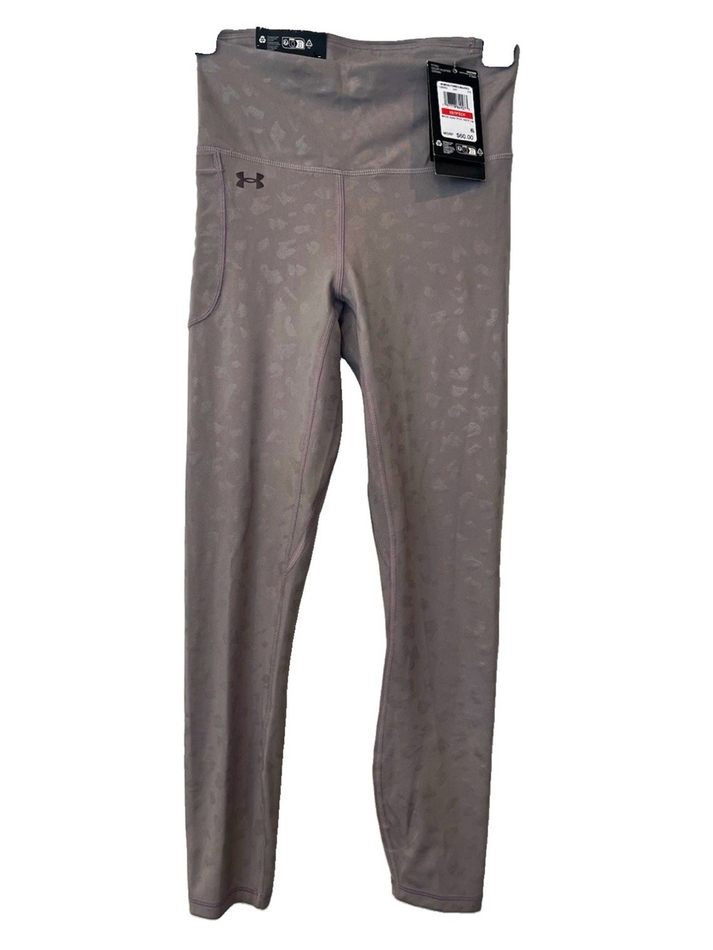 Under Armour Women’s UA Motion High-Rise Ankle Leggings Gray XS Pockets